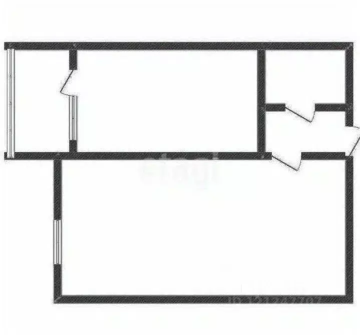 1-к кв. Курская область, Курск ул. Энгельса, 158к1 (37.4 м) - Фото 2