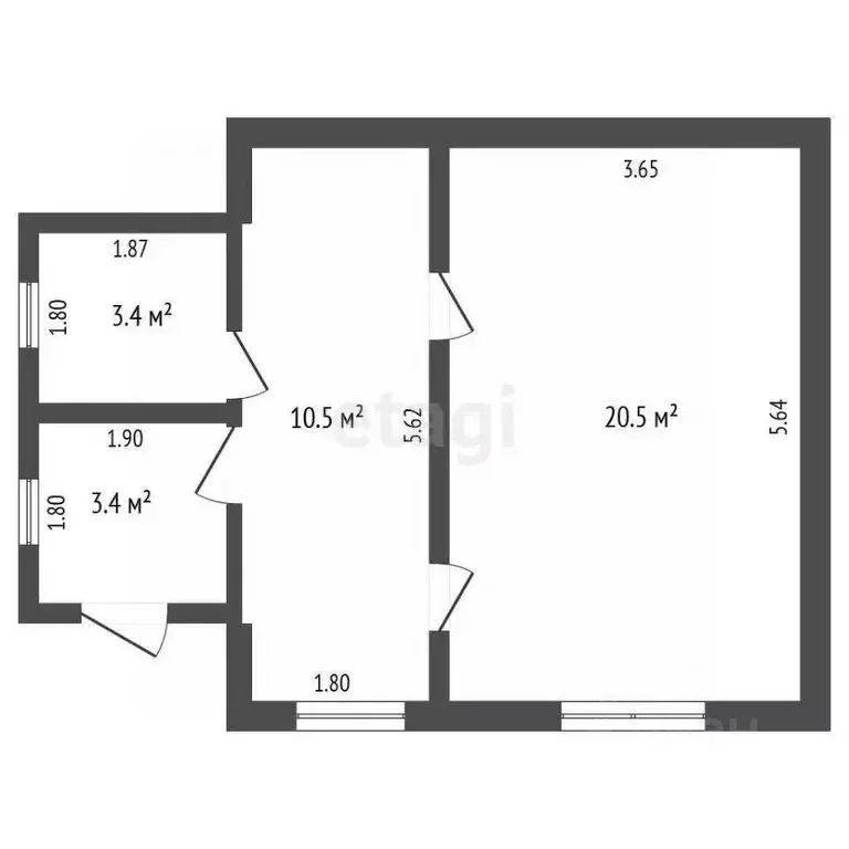 Дом в Ярославская область, Гаврилов-Ямский муниципальный округ 1 (38 ... - Фото 2