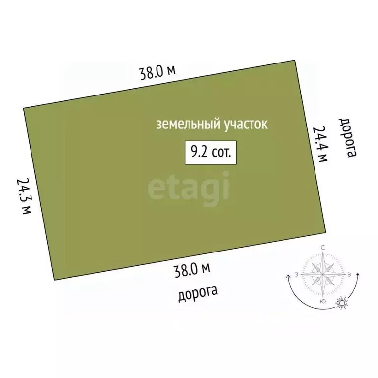 Участок в Тюменская область, Ялуторовский муниципальный округ, ... - Фото 2