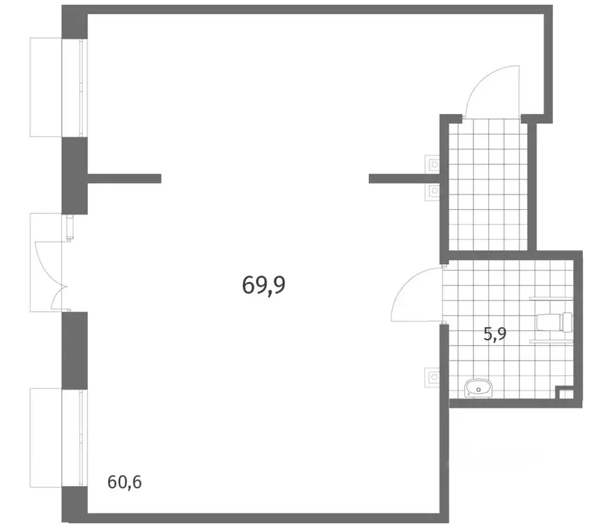 Помещение свободного назначения в Санкт-Петербург ул. Шкиперский ... - Фото 2