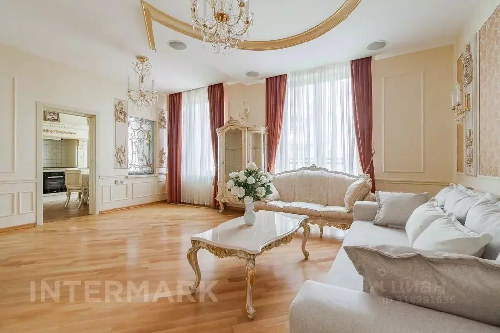 3-к кв. Москва ул. Остоженка, 27К2 (130.0 м) - Фото 1