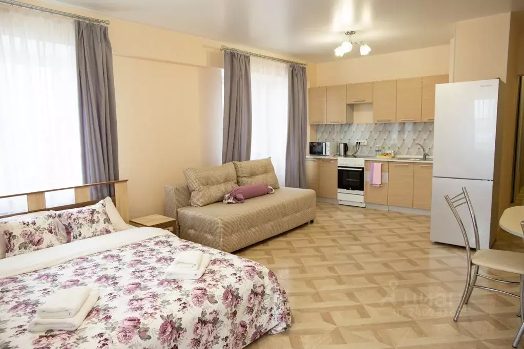 1-к кв. Иркутская область, Иркутск Строительный пер., 8 (38.0 м) - Фото 1