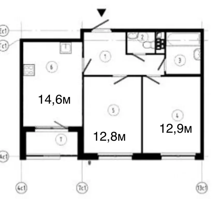 2-к кв. Санкт-Петербург пос. Шушары, ул. Соколиная, 5 (55.0 м) - Фото 1