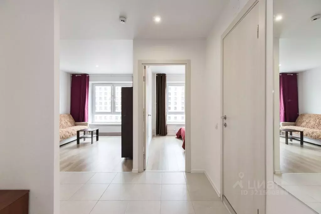 Квартира, 1 комната, 38.79 м - Фото 1