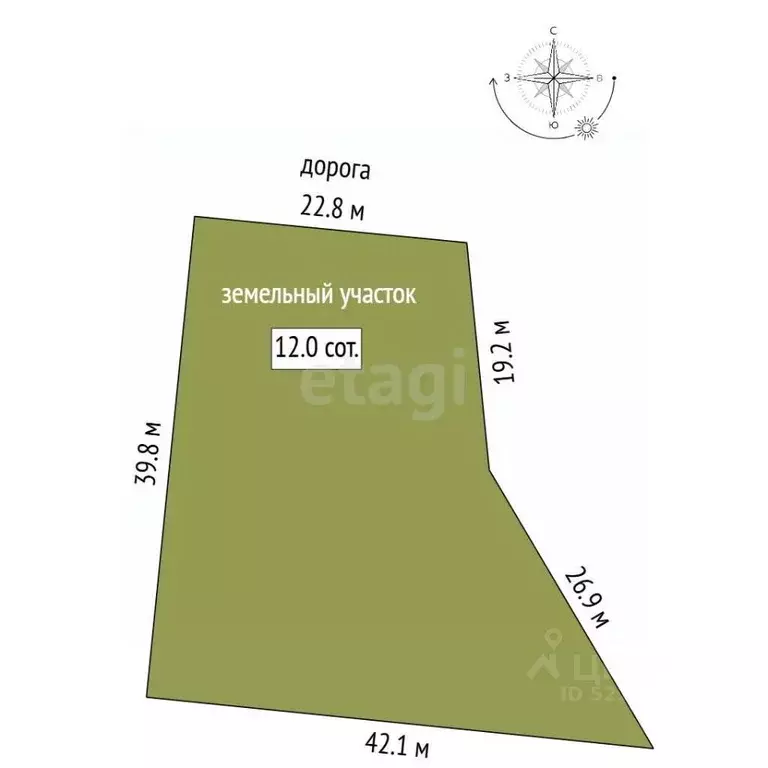 Участок в Татарстан, Тукаевский район, д. Малая Шильна, Восточный мкр  ... - Фото 1