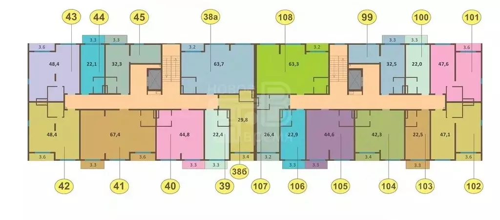Свободной планировки кв. Московская область, Видное Белокаменное ш., ... - Фото 2