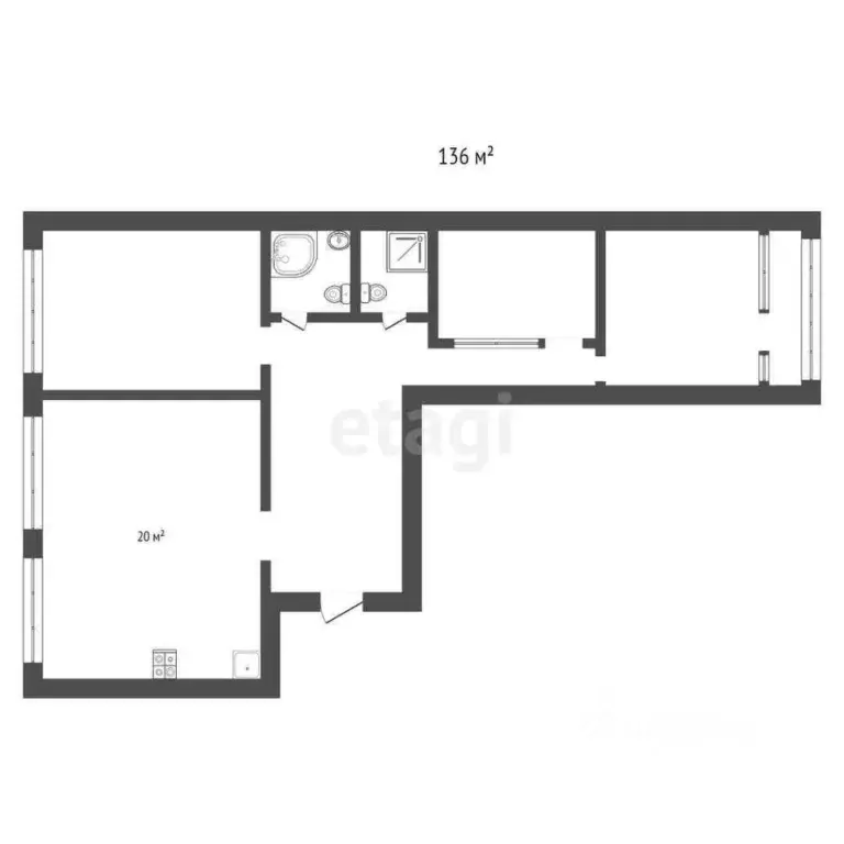 4-к кв. Ставропольский край, Ессентуки Октябрьская ул. (119.0 м) - Фото 2