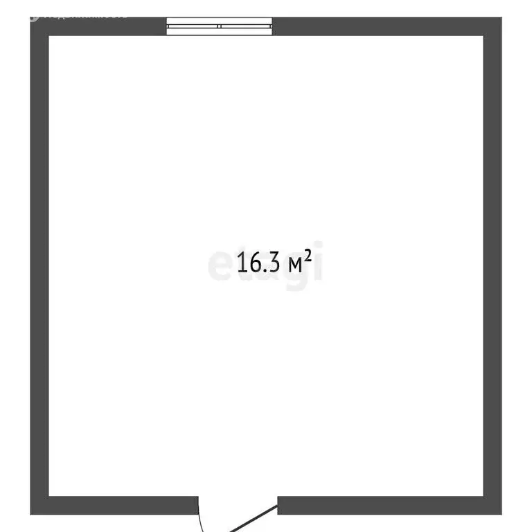 1к в 9-комнатной квартире (16.3 м) - Фото 1