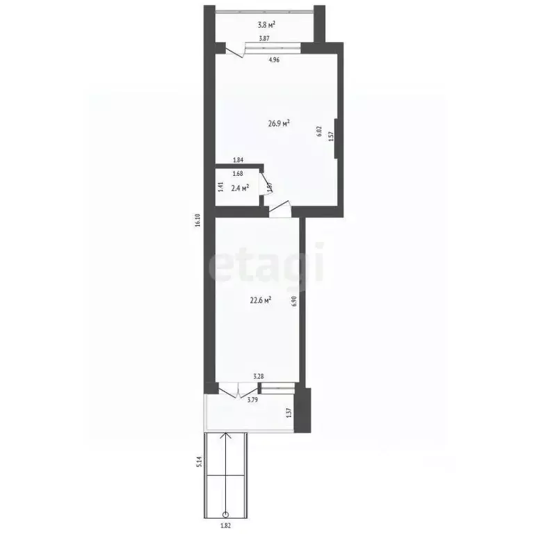 Помещение свободного назначения в Тюменская область, Тюмень ул. ... - Фото 2