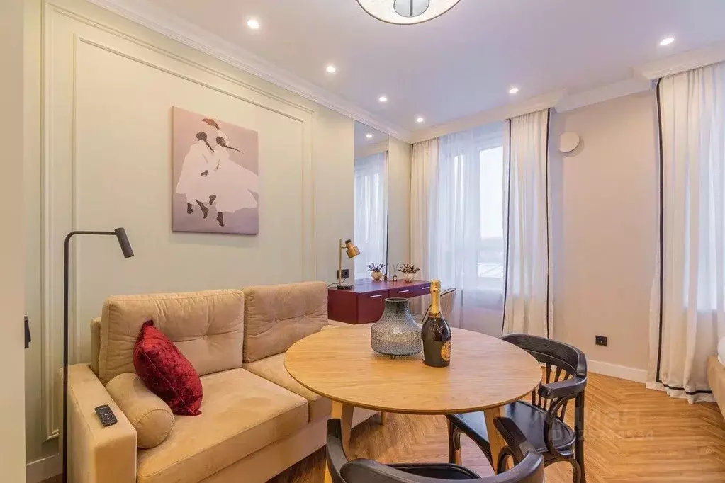 Студия Санкт-Петербург ул. Шкапина, 15 (32.0 м) - Фото 1