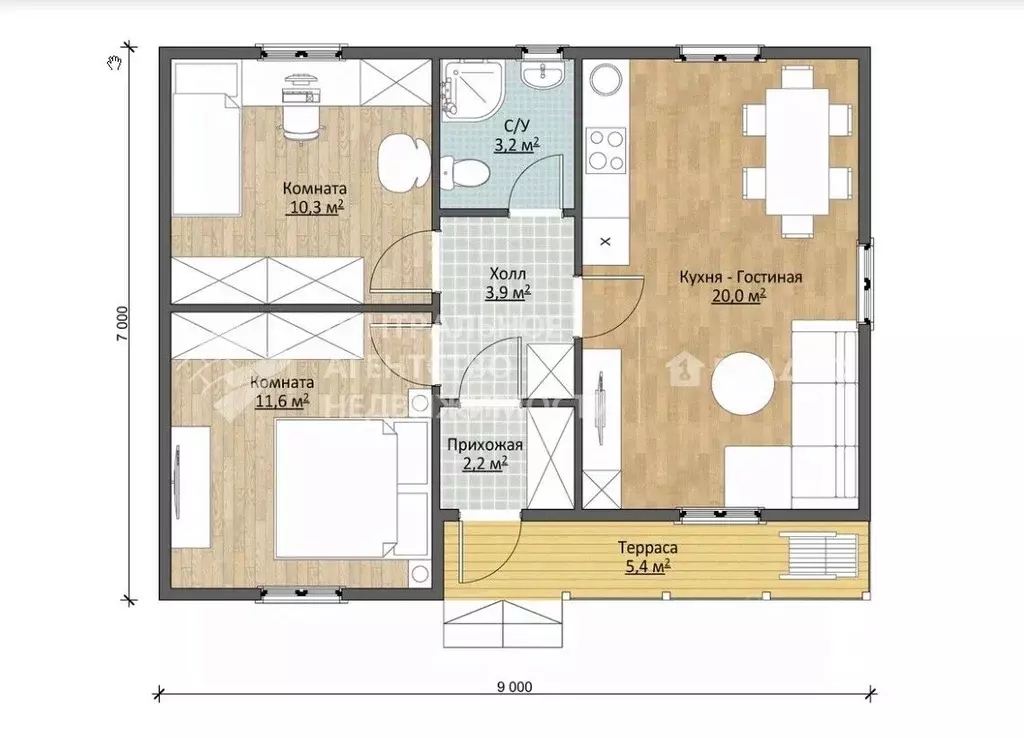 Дом в Рязанская область, Рязанский муниципальный округ, с. Казарь туп. ... - Фото 2