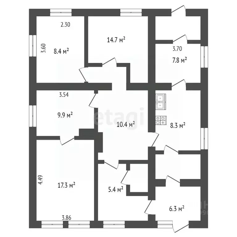 Дом в Липецкая область, Липецк ул. Бардина, 33 (94 м) - Фото 1