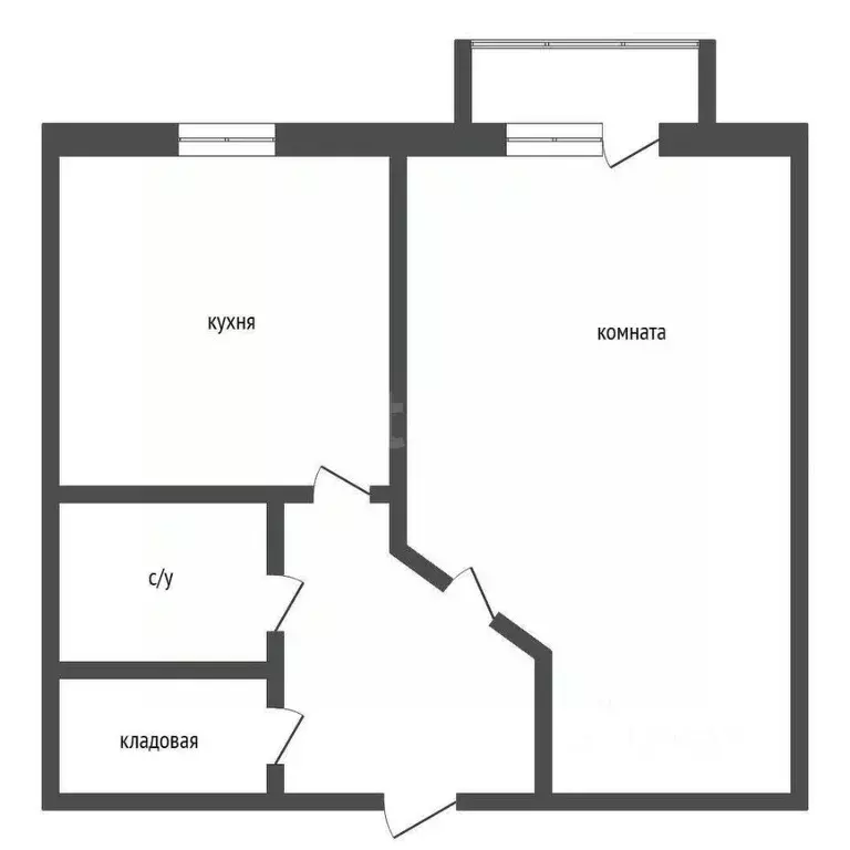 1-к кв. Амурская область, Благовещенск Театральная ул., 98 (34.4 м) - Фото 2