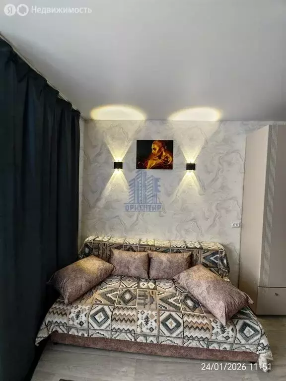 Квартира-студия: Новочебоксарск, улица Винокурова, 36 (22 м) - Фото 1