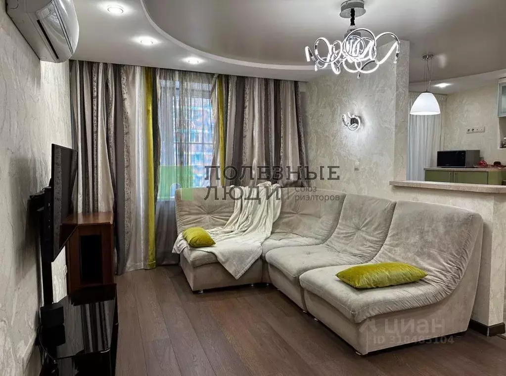 2-к кв. Краснодарский край, Краснодар ул. Гидростроителей, 59 (62.8 м) - Фото 1