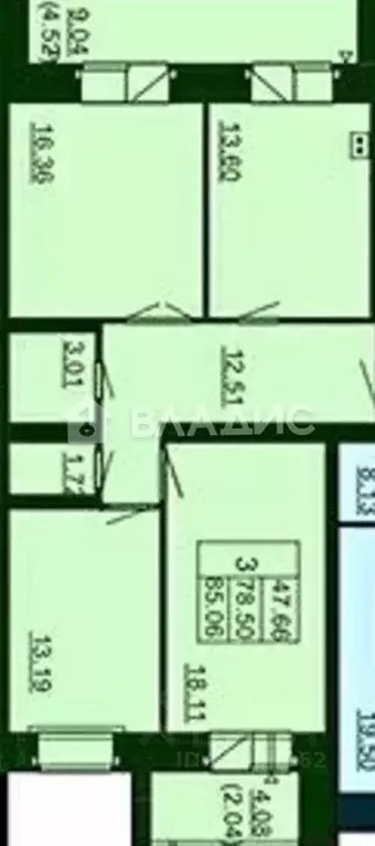 3-к кв. Марий Эл, Йошкар-Ола Фестивальная ул., 66 (85.0 м) - Фото 2