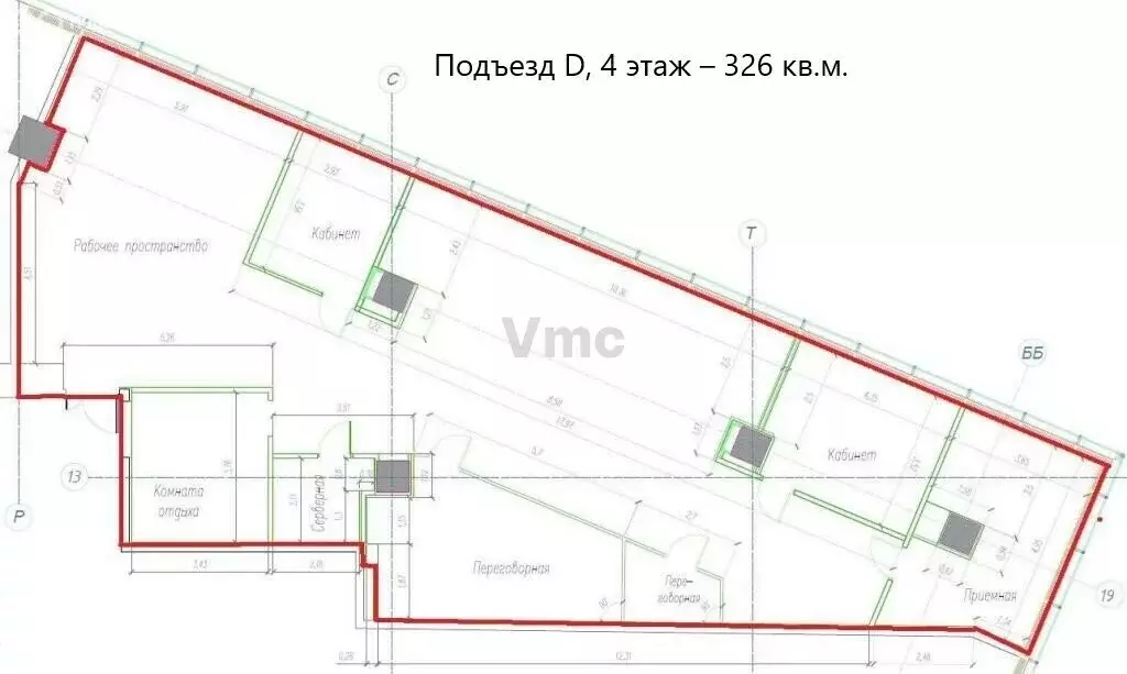 Офис (326 м) - Фото 2