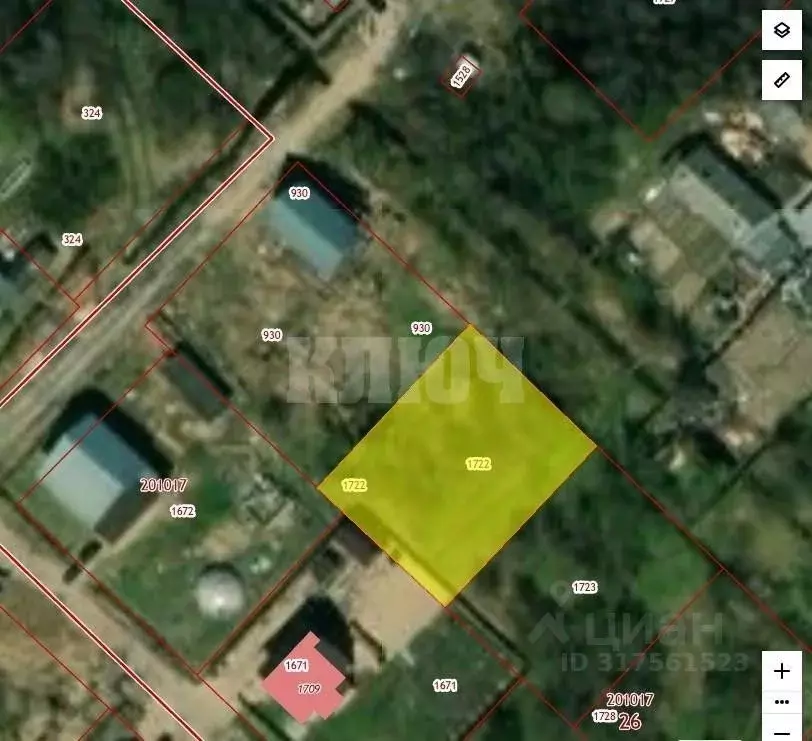 Участок в Вологодская область, Сокол Юбилейная ул. (9.0 сот.) - Фото 0