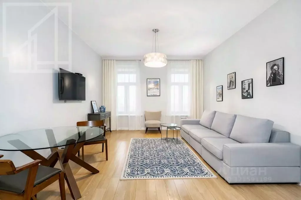 3-к кв. Москва Спиридоньевский пер., 5С2 (75.0 м) - Фото 1