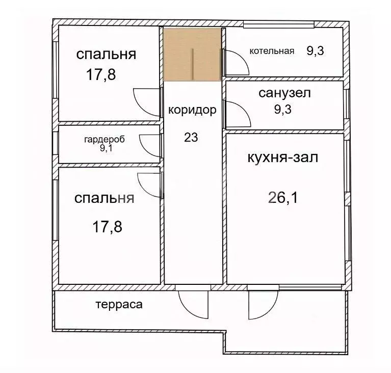 Дом в Крым, Симферопольский район, Молодежное пгт, Кутузовский СНТ ул. ... - Фото 2