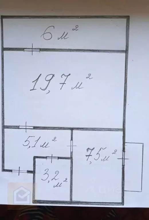 1-к кв. Севастополь ул. Адмирала Фадеева, 19 (35.5 м) - Фото 1