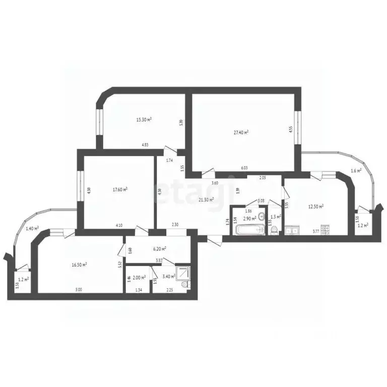 4-к кв. Забайкальский край, Чита Смоленская ул., 119 (126.4 м) - Фото 1