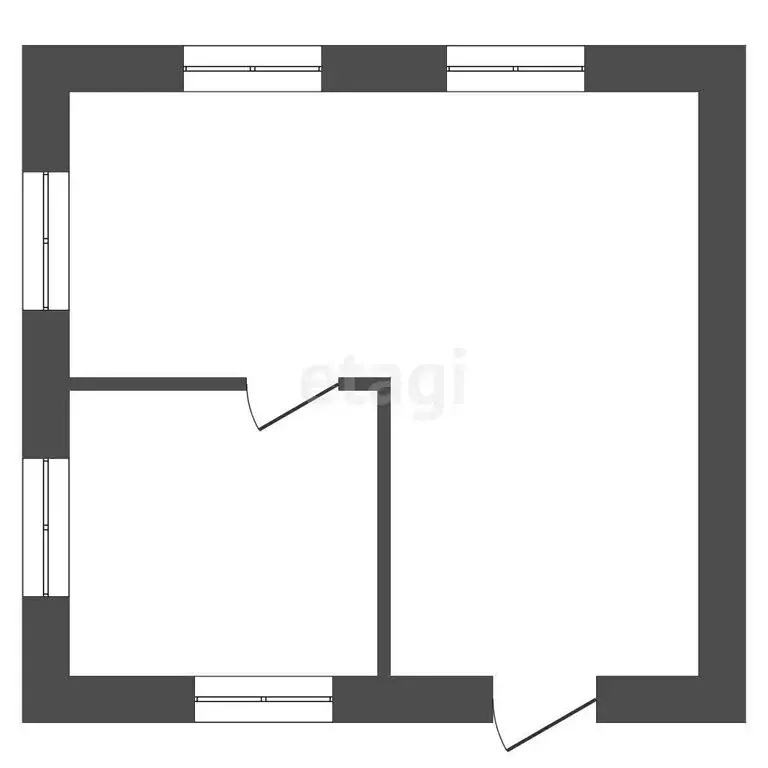 Дом в деревня Фадюшина, Набережная улица (33.5 м) - Фото 2