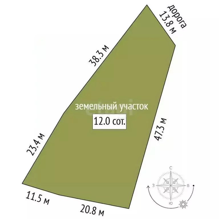 Участок в Крым, Черноморский район, с. Новосельское, Таврия СНТ 576А ... - Фото 1