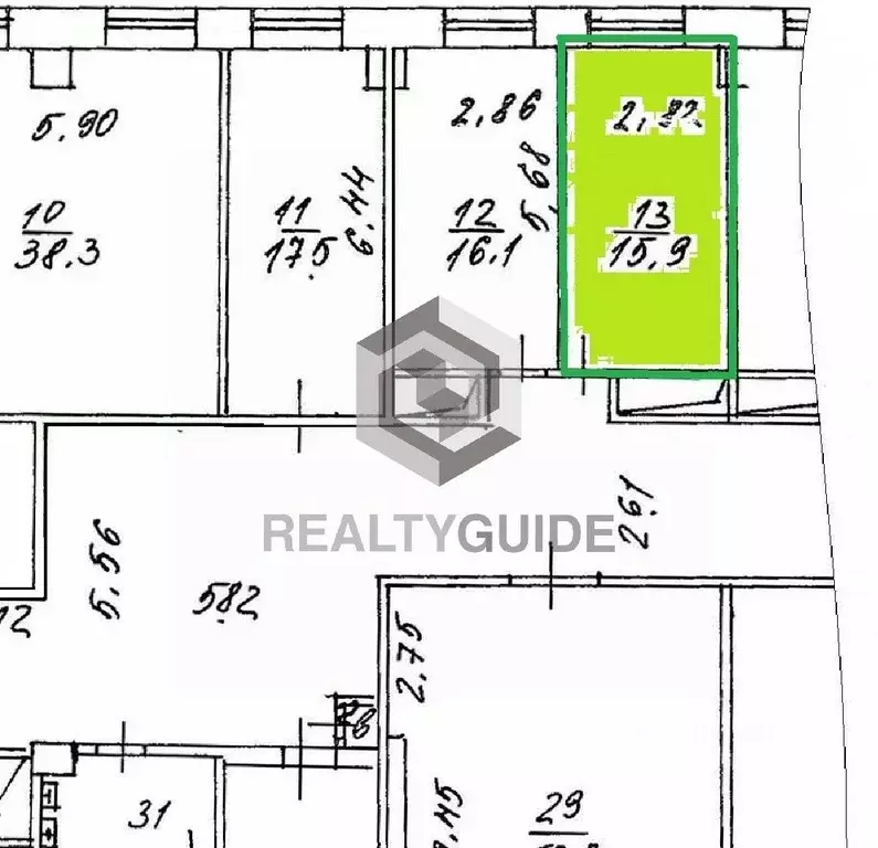 Офис в Москва ул. Щепкина, 28 (16 м) - Фото 1