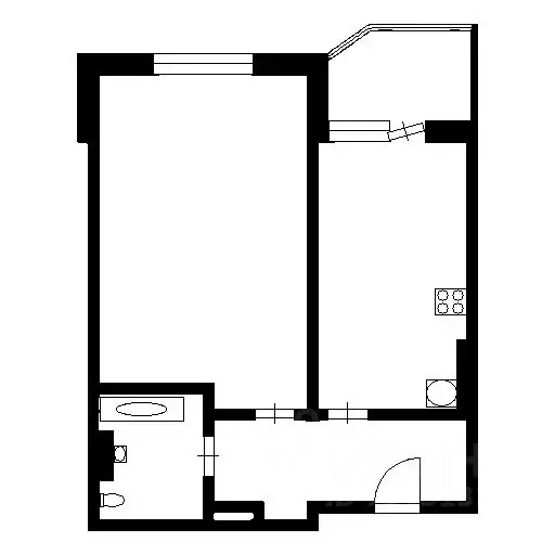 1-к кв. Севастополь ул. Колобова, 20 (42.0 м) - Фото 1