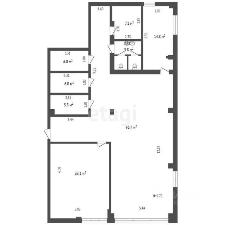 Офис в Ростовская область, Батайск ул. Максима Горького, 150 (174 м) - Фото 2