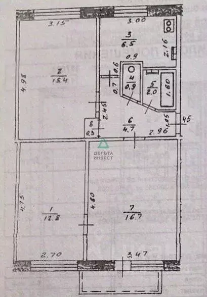 3-к кв. Башкортостан, Уфа Таллинская ул., 23Б (59.3 м) - Фото 1