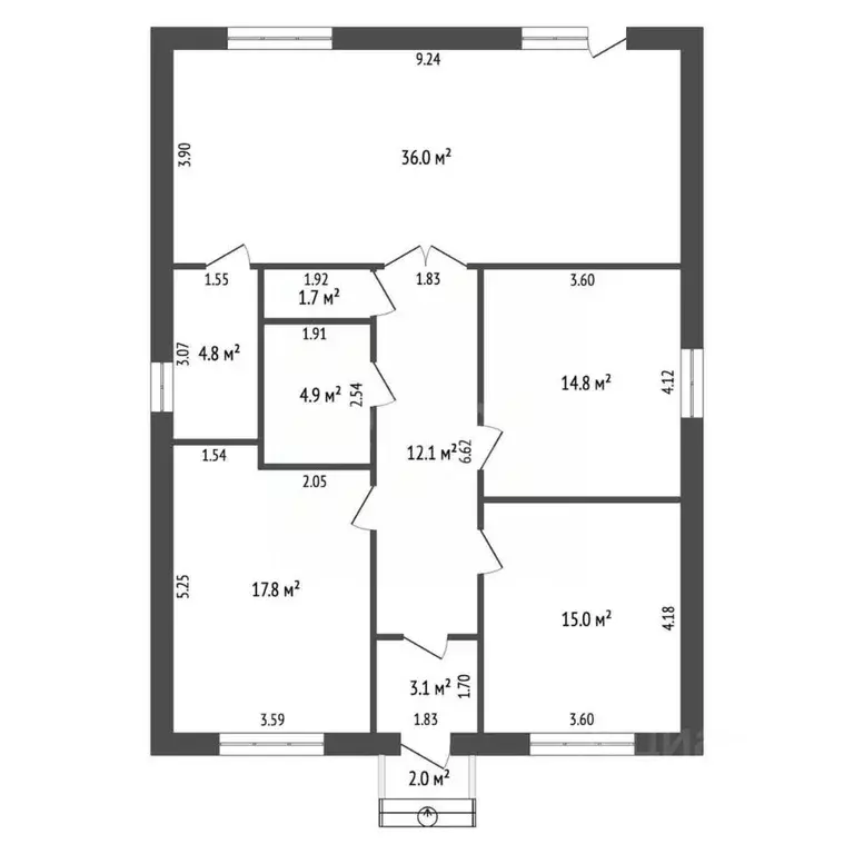 Дом в Ростовская область, Аксайский район, Ольгинская ст-ца 11-й пер. ... - Фото 2