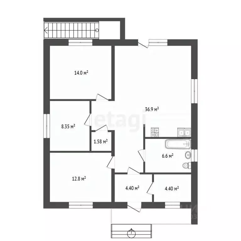 Дом в Ставропольский край, Ессентуки пос. Калинина,  (167 м) - Фото 2