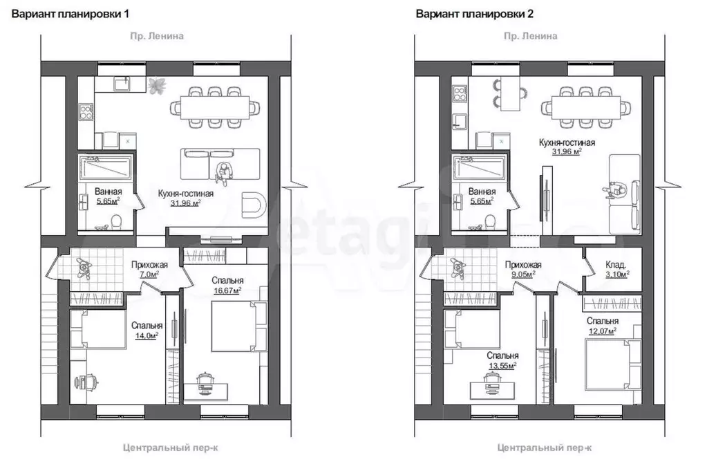 3-к. квартира, 74,8 м, 4/5 эт. - Фото 0