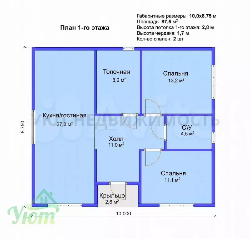 Коттедж 90 м на участке 7,5 сот. - Фото 0