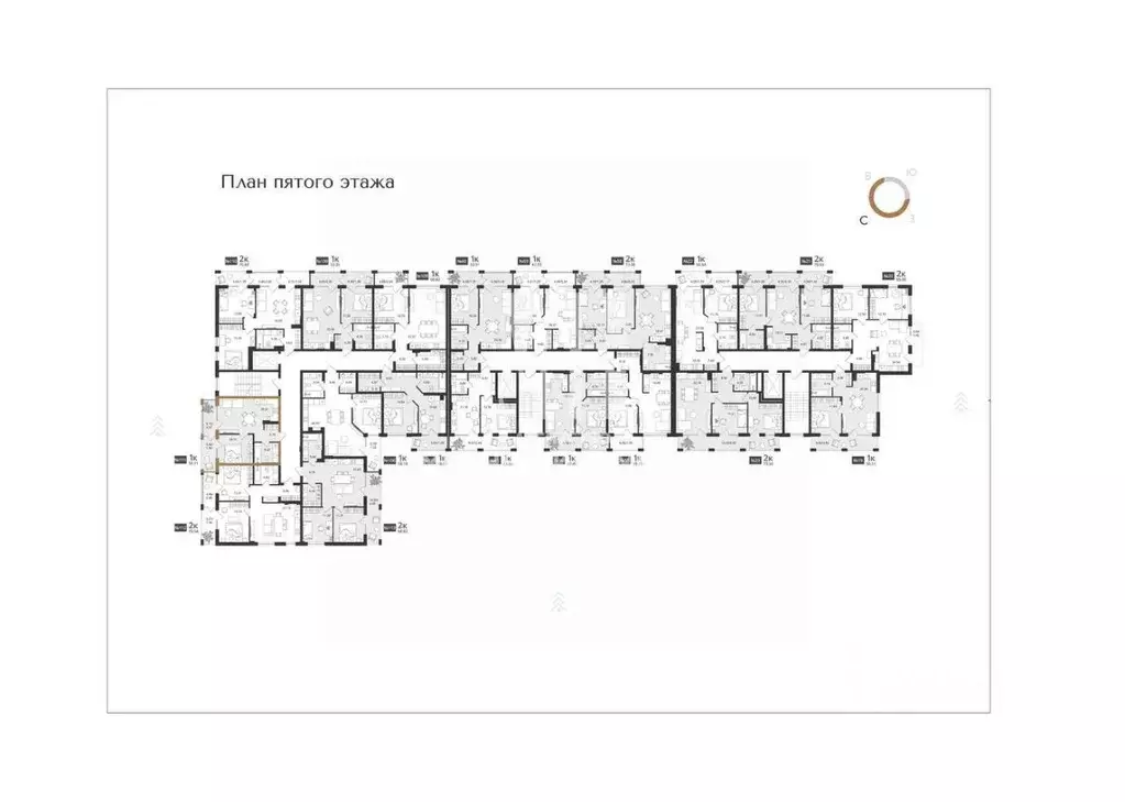 1-к кв. Калининградская область, Светлогорск Новая ул., 108-114 (50.11 ... - Фото 1