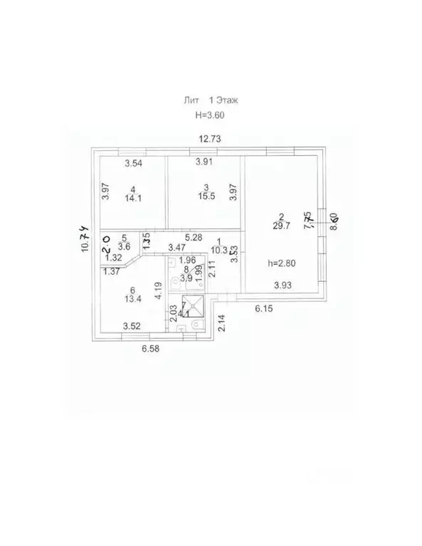 Дом в Ростовская область, Новочеркасск ул. Ромашковая, 37 (95 м) - Фото 1