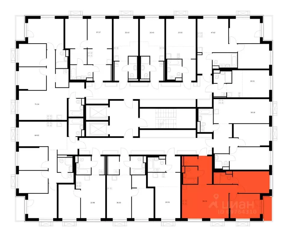 2-к кв. Бурятия, Улан-Удэ ул. Шмидта, 37А (59.13 м) - Фото 2