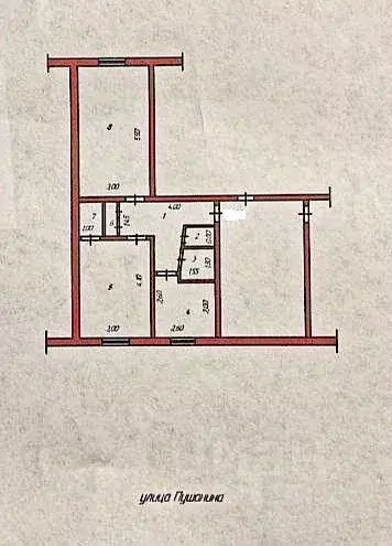 2-к кв. Пензенская область, Пенза ул. Пушанина, 20 (46.2 м) - Фото 2