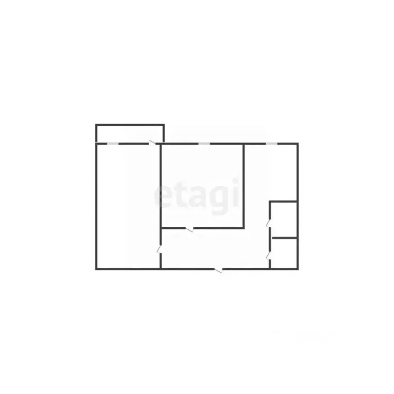 2-к кв. Курская область, Курск Звездная ул., 13 (47.3 м) - Фото 1