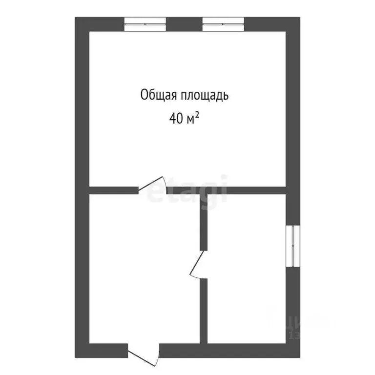 Дом в Брянская область, Брянск ул. Верхняя Лубянка, 136А (40 м) - Фото 1