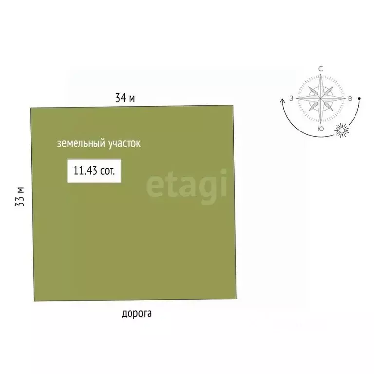 Участок в Костромская область, Кострома ул. Героев (11.43 сот.) - Фото 1