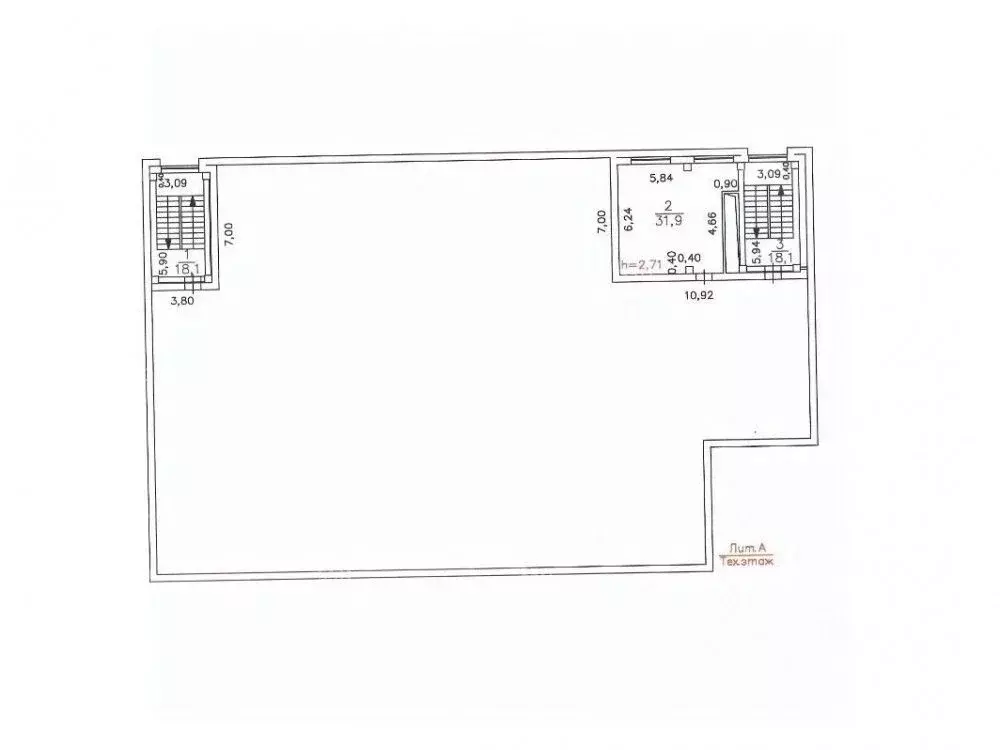 Помещение свободного назначения в Москва Волоколамское ш., 124 (1600 ... - Фото 2
