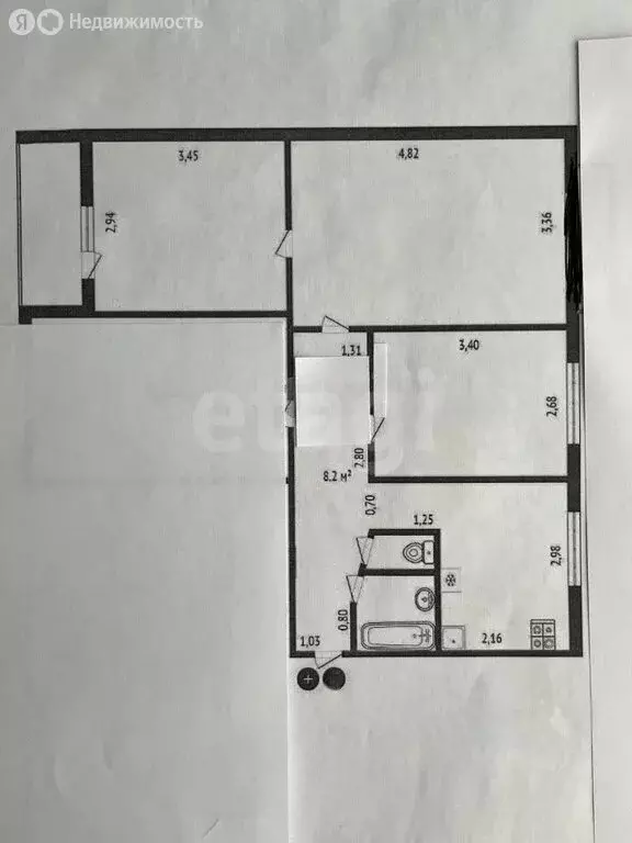 3-комнатная квартира: Ижевск, Первомайская улица, 8 (53.5 м) - Фото 1