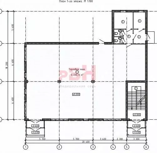 Торговая площадь в Свердловская область, Алапаевск ул. Ленина, 89 (300 ... - Фото 2