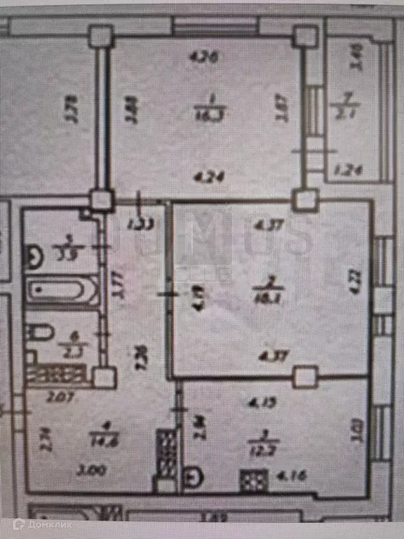 Продаётся 2-к квартира, 67.9 м - Фото 1