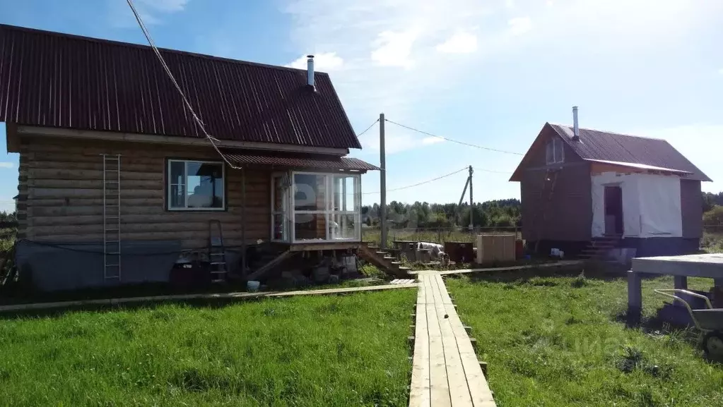 Дом в Вологодская область, д. Ильинское (Октябрьский сельсовет)  (46 ... - Фото 2