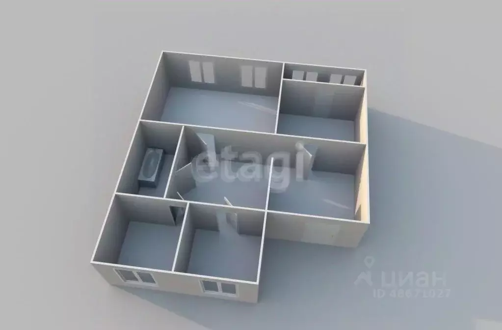 3-к кв. Сахалинская область, Южно-Сахалинск просп. Победы, 10Б (113.0 ... - Фото 1