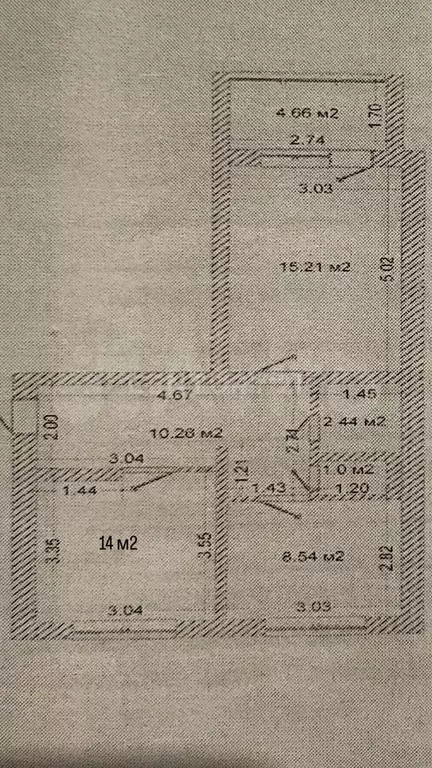 2-к. квартира, 55 м, 1/10 эт. - Фото 0